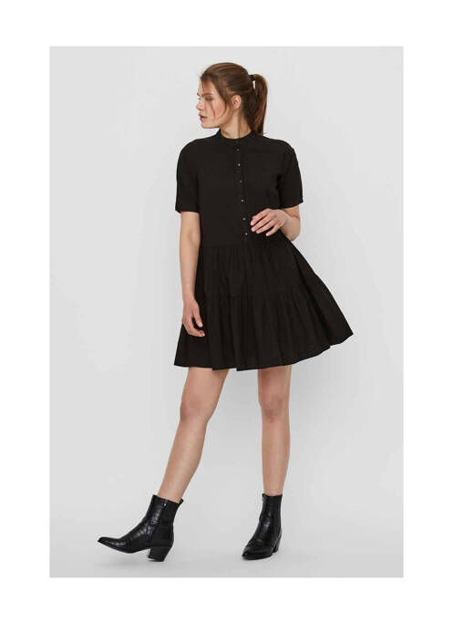 Robe courte noir VERO MODA pour femme