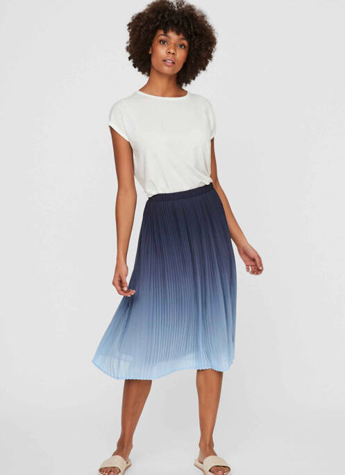 Jupe courte bleu VERO MODA femme