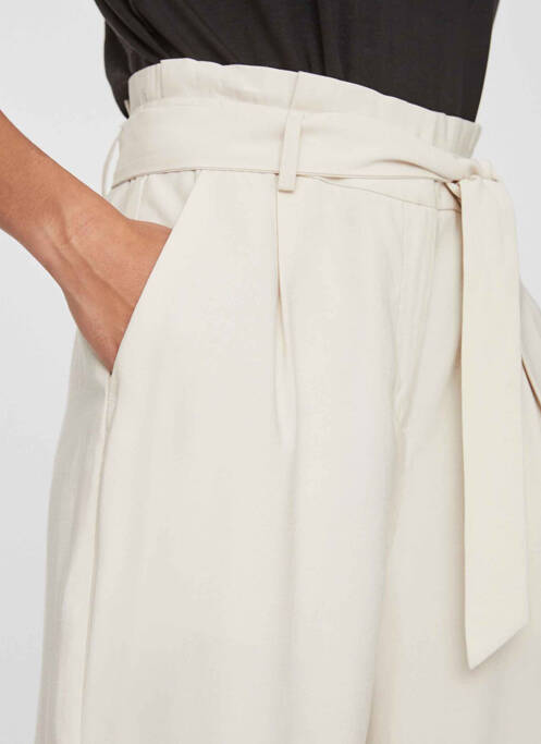 Pantalon 7/8 beige VERO MODA pour femme