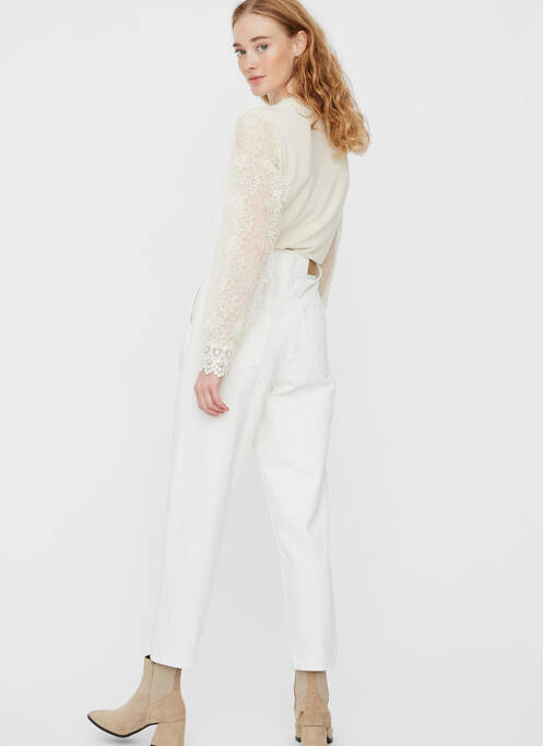 Pantalon 7/8 blanc VERO MODA pour femme