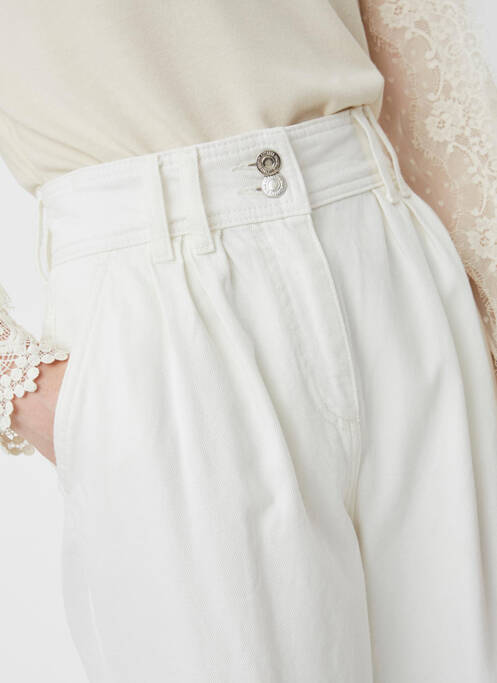 Pantalon 7/8 blanc VERO MODA pour femme