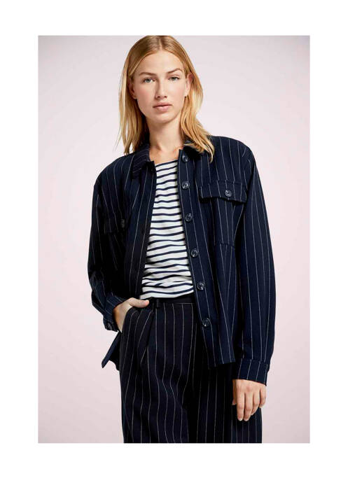 Veste casual bleu TOM TAILOR pour femme