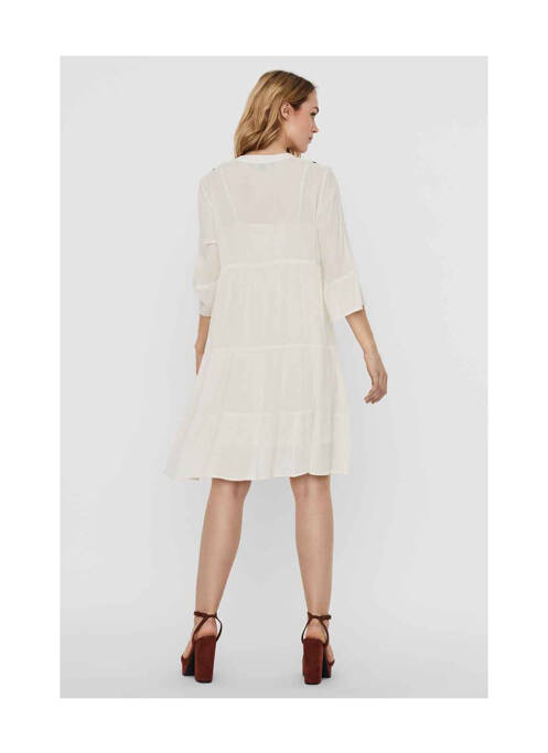 Robe courte beige VERO MODA pour femme