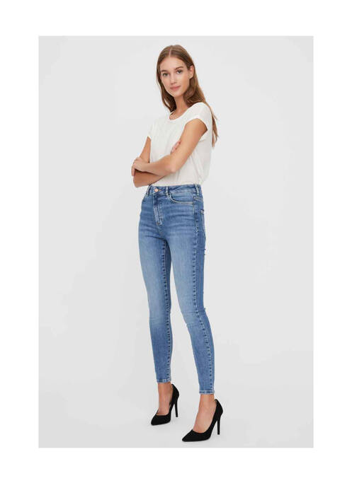 Jeans coupe slim bleu VERO MODA pour femme