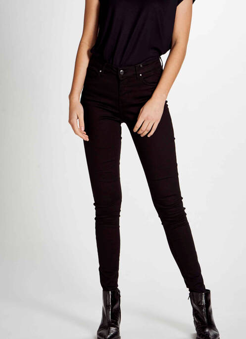 Jeans skinny noir VERO MODA pour femme