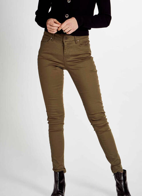 Jeans skinny vert VERO MODA pour femme