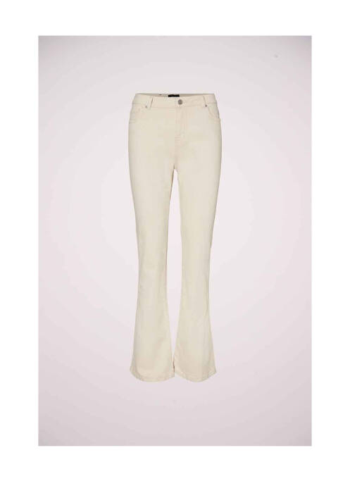 Jean coupe flare blanc VERO MODA pour femme