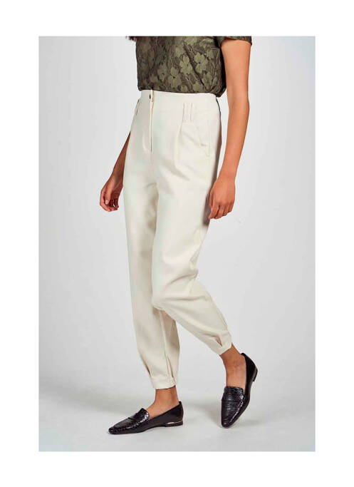 Pantalon 7/8 beige VERO MODA pour femme