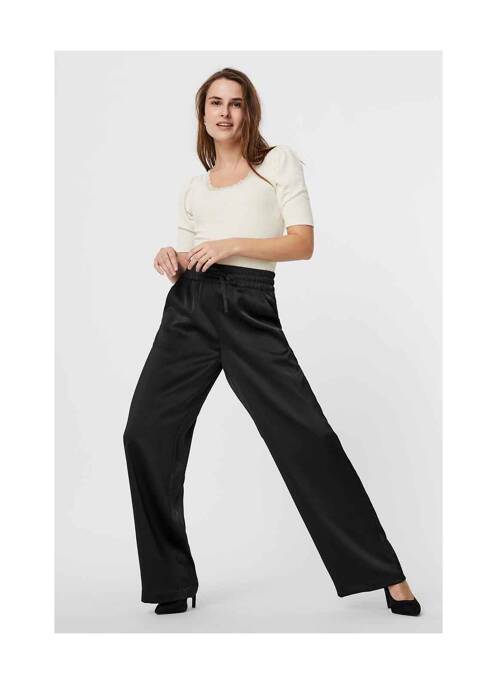 Pantalon large noir VERO MODA pour femme