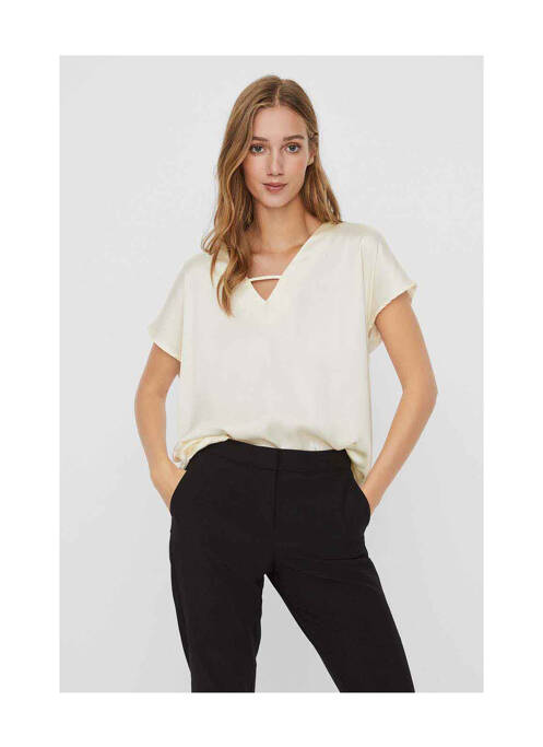 Top beige VERO MODA pour femme