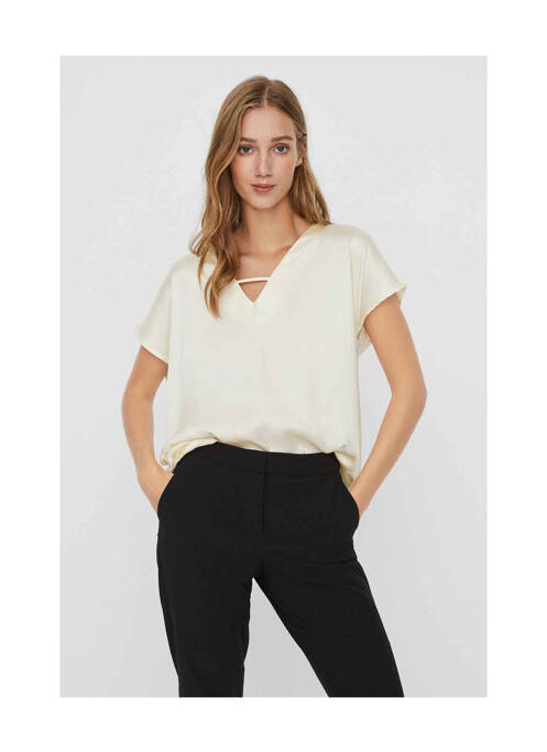 Top beige VERO MODA pour femme