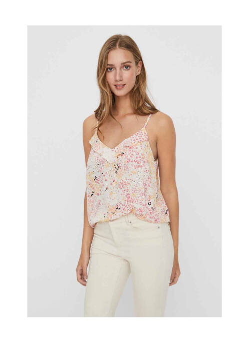 Débardeur beige VERO MODA pour femme