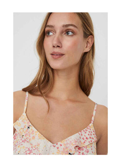 Débardeur beige VERO MODA pour femme