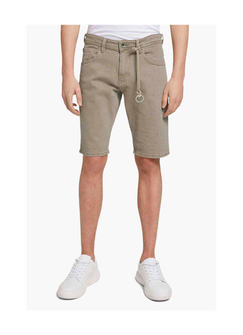 Short beige TOM TAILOR pour homme