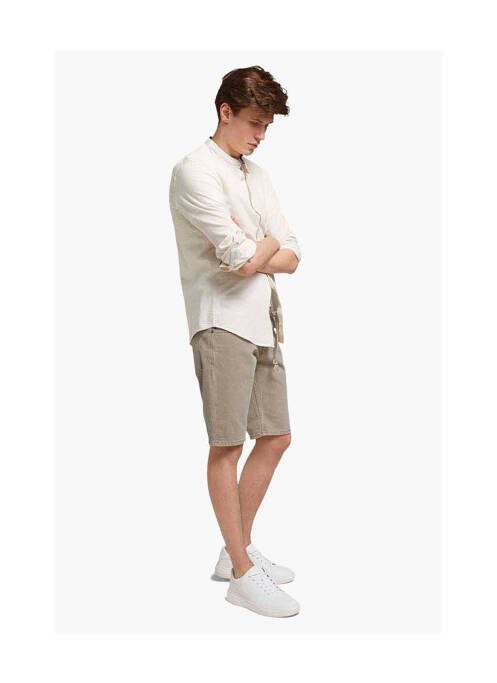 Short beige TOM TAILOR pour homme