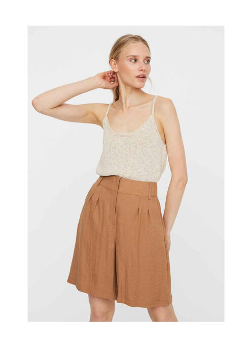Top beige VERO MODA pour femme