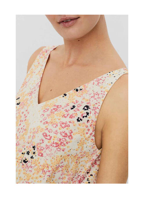 Robe longue beige VERO MODA pour femme