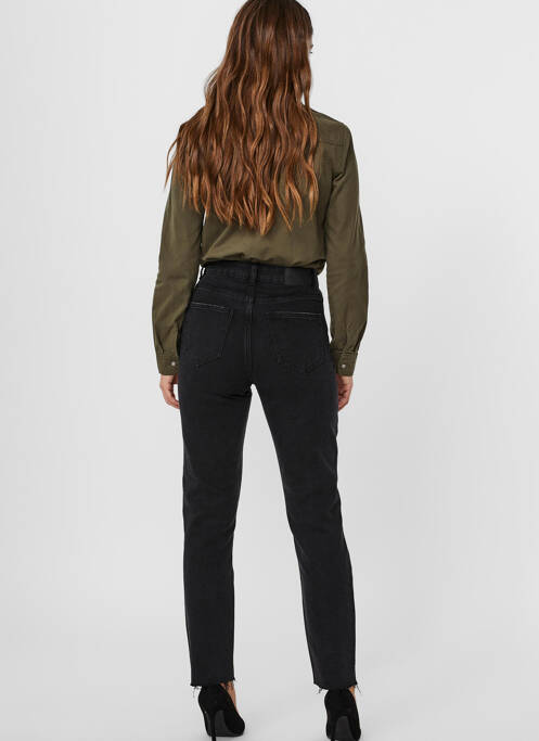 Jeans coupe droite noir VERO MODA pour femme
