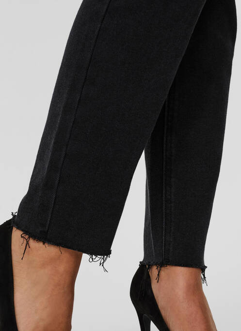 Jeans coupe droite noir VERO MODA pour femme