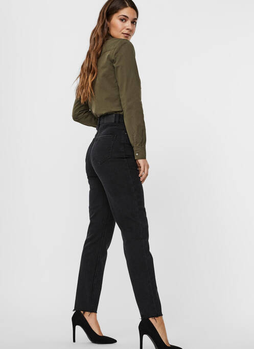 Jeans coupe droite noir VERO MODA pour femme
