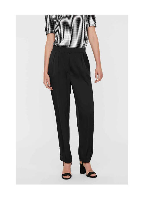 Pantalon droit noir VERO MODA pour femme