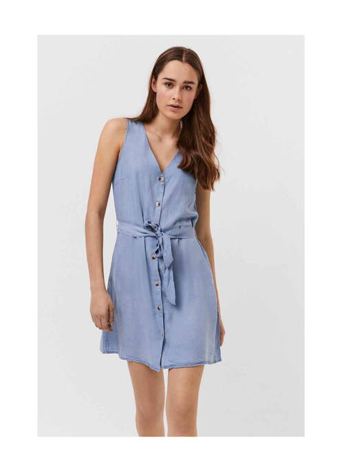 Robe courte bleu VERO MODA pour femme