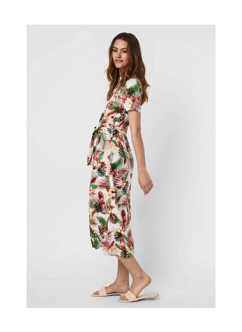 Robe longue beige VERO MODA pour femme