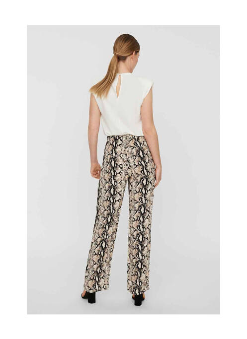 Pantalon droit beige VERO MODA pour femme