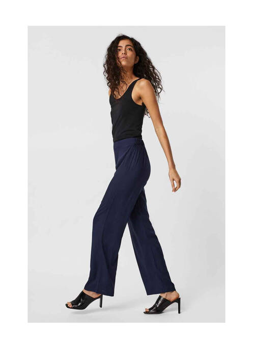 Pantalon droit bleu VERO MODA femme