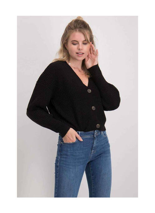 Gilet manches longues noir VERO MODA pour femme