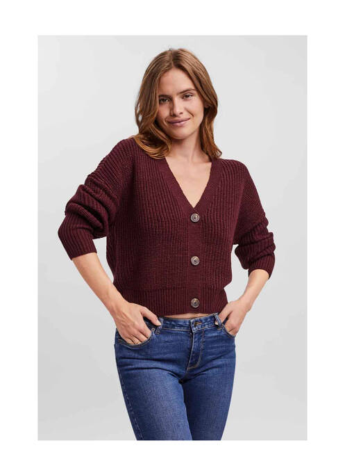 Gilet manches longues violet VERO MODA pour femme