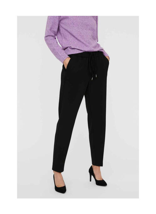 Pantalon droit noir VERO MODA pour femme