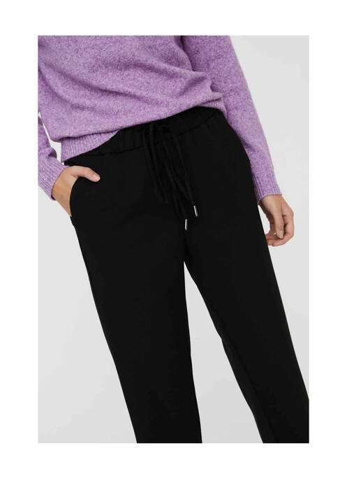 Pantalon droit noir VERO MODA pour femme