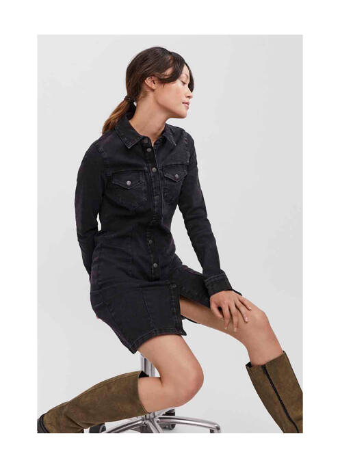 Robe courte noir VERO MODA pour femme