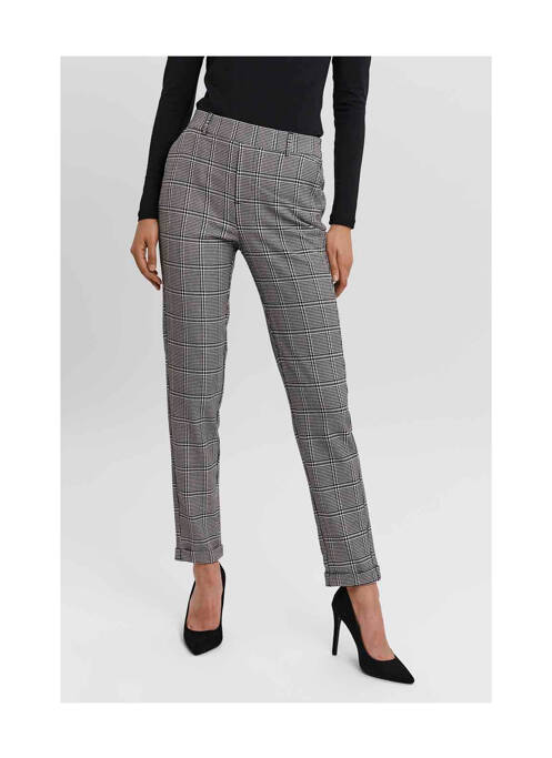 Pantalon chino gris VERO MODA pour femme