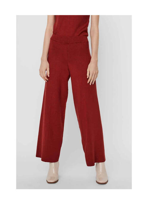 Pantalon flare rouge VERO MODA pour femme