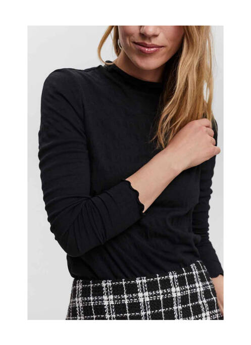 T-shirt noir VERO MODA pour femme