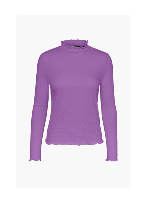 T-shirt violet VERO MODA pour femme
