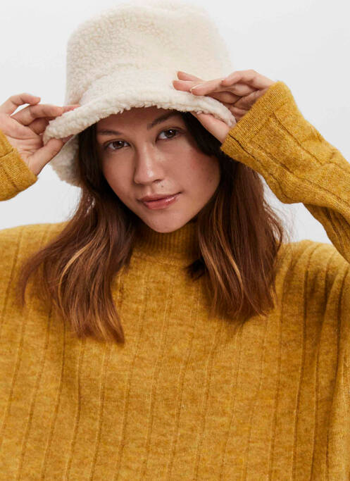 Chapeau beige VERO MODA femme