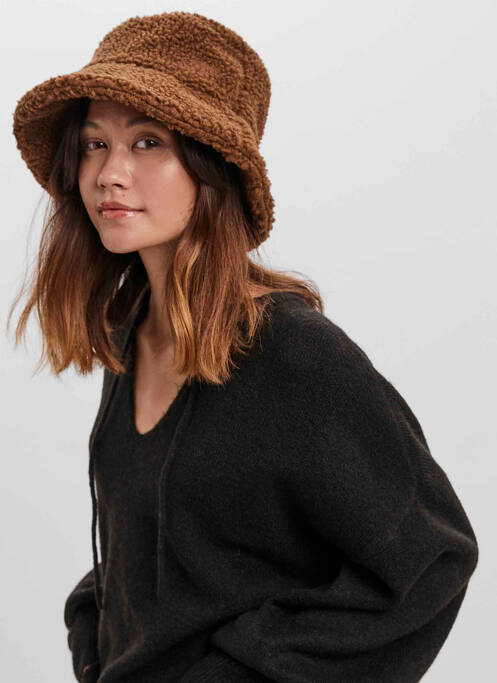 Chapeau marron VERO MODA femme