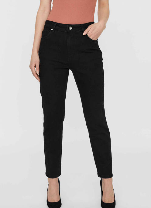 Jeans coupe droite noir VERO MODA pour femme