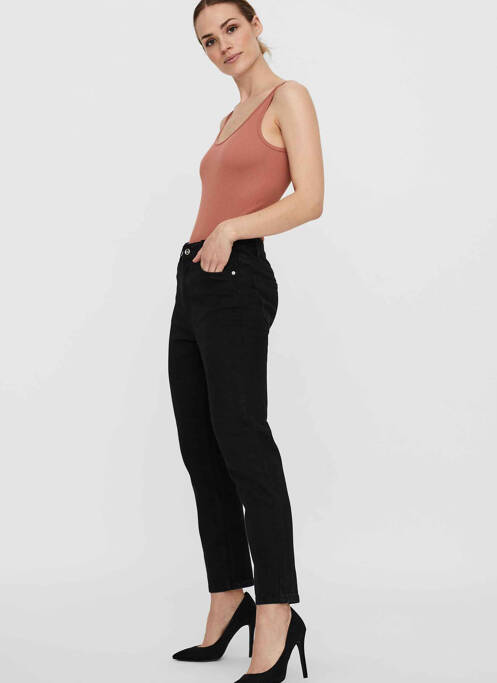 Jeans coupe droite noir VERO MODA pour femme