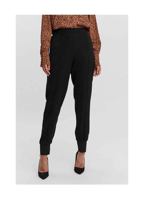 Pantalon slim noir VERO MODA pour femme