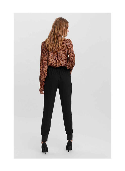 Pantalon slim noir VERO MODA pour femme
