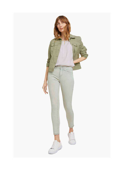 Jeans skinny vert TOM TAILOR pour femme