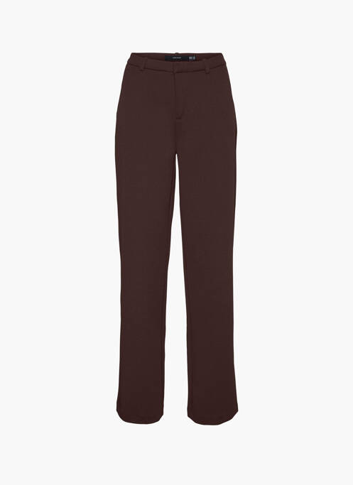 Pantalon chino marron VERO MODA pour femme