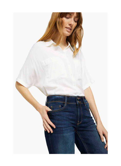 Bermuda bleu TOM TAILOR pour femme