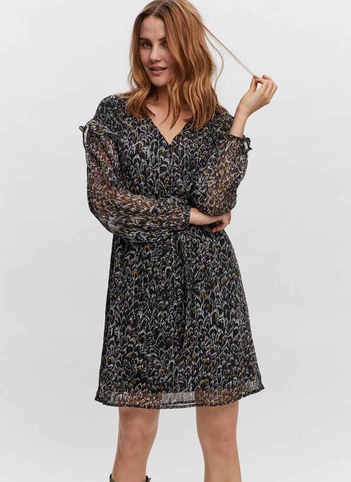 Robe courte noir VERO MODA pour femme
