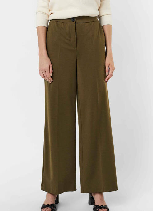 Pantalon flare vert VERO MODA pour femme