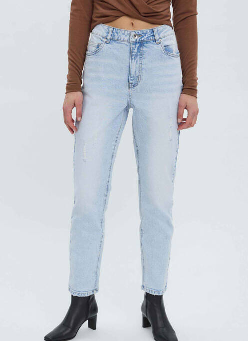 Jeans coupe droite bleu VERO MODA pour femme